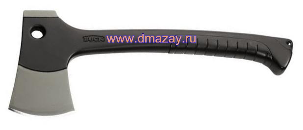 Топор Buck Camp Axe 0757BKM-B туристический ударопрочный пластик карбоновое покрытие 330 мм черный
